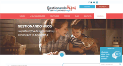Desktop Screenshot of gestionandohijos.com