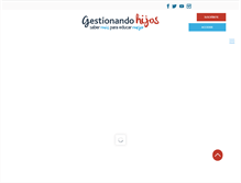 Tablet Screenshot of gestionandohijos.com